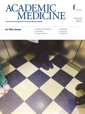 Cover of December 2021 issue of Academic Medicine